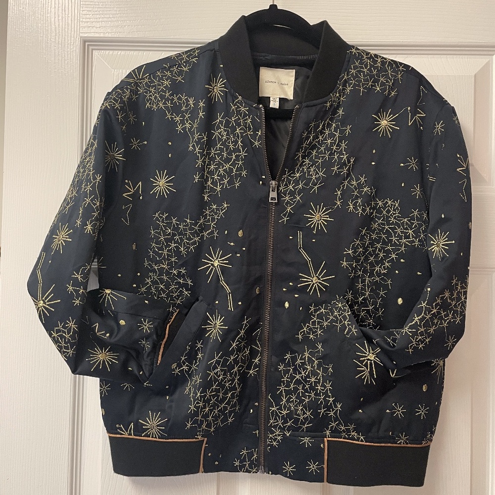 Silence & Noise Constellation Jacket w/Gold Threading